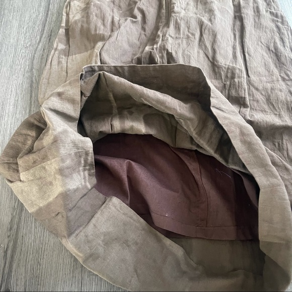 Metamorfosi Italian Green abstract Sleeveless Knee length dress SZ 42 (6) Artsy - Picture 8 of 11